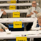 Bipartisan counting teams recount the vote on Kansas’ anti-abortion ballot measure from earlier this month.